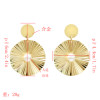 E-5186  Fashion Silver Gold Metal Pearl Drop Earrings for Women Boho Wedding Party Jewelry