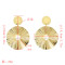 E-5186  Fashion Silver Gold Metal Pearl Drop Earrings for Women Boho Wedding Party Jewelry