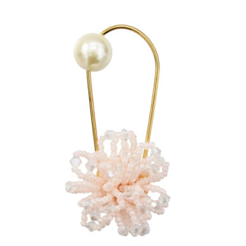 P-0434  Fashion Simulated Pearl Brooches Pin Dress Decoration Gold Brooches Gifts For Women Party Jewelry