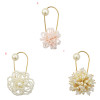 P-0434  Fashion Simulated Pearl Brooches Pin Dress Decoration Gold Brooches Gifts For Women Party Jewelry