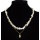 N-7189  Vintage gold Alloy Geometric Shape Necklaces for Women Boho Party Jewelry