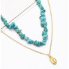 N-7189  Vintage gold Alloy Geometric Shape Necklaces for Women Boho Party Jewelry