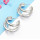 E-5187  Fashion Korean gold silver Circles Hoop Earrings for women Bijoux Jewelry
