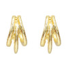 E-5187  Fashion Korean gold silver Circles Hoop Earrings for women Bijoux Jewelry