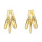 E-5187  Fashion Korean gold silver Circles Hoop Earrings for women Bijoux Jewelry