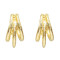 E-5187  Fashion Korean gold silver Circles Hoop Earrings for women Bijoux Jewelry