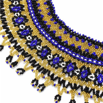 N-7192  Big Coloful Resin Beads Statement Choke Collar Necklace Bohemian  For Women Jewelry