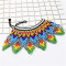 N-7192  Big Coloful Resin Beads Statement Choke Collar Necklace Bohemian  For Women Jewelry