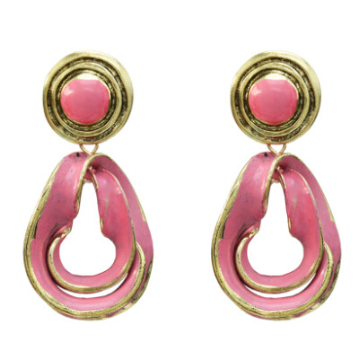 E-5194  Fashion Geometric Drop Earrings for Women Bridal Wedding Party Jewelry Gift