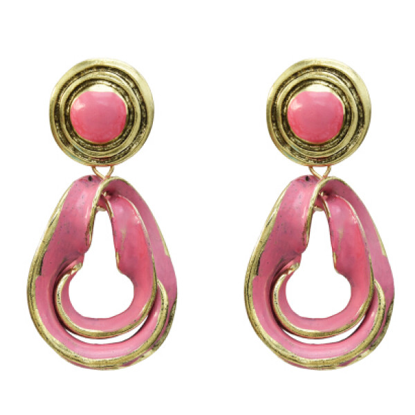 E-5194  Fashion Geometric Drop Earrings for Women Bridal Wedding Party Jewelry Gift