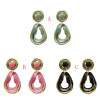 E-5194  Fashion Geometric Drop Earrings for Women Bridal Wedding Party Jewelry Gift