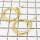 E-5195  Fashion Silver Gold Metal Circle Drop Earrings for Women Boho Wedding Party Jewelry