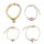 B-0945  2 Styles Bohemian Acrylic Beads Strand Bracelets Sets for Women Jewelry Party Gifts