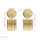 E-5202  Fashion Jewelry Geometric Rectangular Alloy Pendant Earrings For Women Wedding