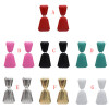 E-5205  7 Colors Simple Style Geometric Alloy Drop Dangle Earrings For Women