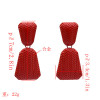 E-5205  7 Colors Simple Style Geometric Alloy Drop Dangle Earrings For Women