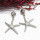 E-5203  New Fashion Star shape Silver Gold Metal Carved  Drop Earrings for Women  Party Jewelry