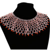 N-7194 Ethnic Coloful Resin Beads Statement Choke Collar Necklace Bohemian For Women Jewelry