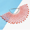 N-7194 Ethnic Coloful Resin Beads Statement Choke Collar Necklace Bohemian For Women Jewelry