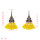 E-5210 5 Colors Ethnic Cotton Fringe Tassel Drop Earrings for Women Boho Party Jewelry Gift