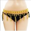 N-7140 * Indian Style Gold Plated Metal Crystal Flower Belly Chains Dancing Beach Sexy Body Jewelry