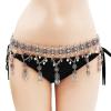N-7140 * Indian Style Gold Plated Metal Crystal Flower Belly Chains Dancing Beach Sexy Body Jewelry