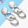 E-5209 Fashion Gold Silver Metal Geometric Round Shape Drop Earrings for Women Boho Wedding Party Jewelry