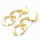 E-5209 Fashion Gold Silver Metal Geometric Round Shape Drop Earrings for Women Boho Wedding Party Jewelry