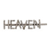 F-0615  Vintage Silver Letter Rhinestones Hair Clip for Women Hairpins Hair Accessories Ornaments
