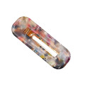 F-0618  5 Color Cute Girl Acrylic  Printed  Hairgrips Party   Jewelry