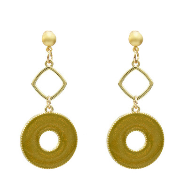 E-5212  4 Colors Fashion Acrylic Geometric Drop Earrings For Women