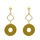 E-5212  4 Colors Fashion Acrylic Geometric Drop Earrings For Women