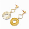 E-5212  4 Colors Fashion Acrylic Geometric Drop Earrings For Women