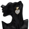 E-5213 Fashion 4 Color Heart Shaped Drop Dangle Earrings For Women Jewelry