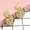 E-5213 Fashion 4 Color Heart Shaped Drop Dangle Earrings For Women Jewelry