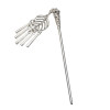 F-0619 Vintage Silver Metal Leaves Shape Hair Sticks for Women Girl Party Hair Jewelry