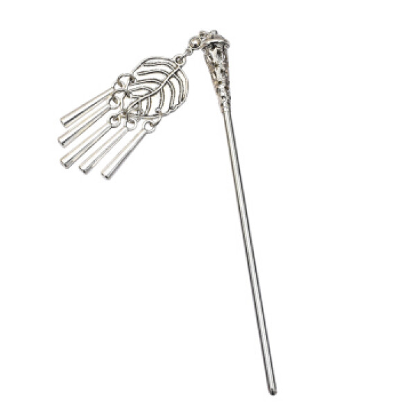 F-0619 Vintage Silver Metal Leaves Shape Hair Sticks for Women Girl Party Hair Jewelry
