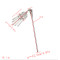 F-0619 Vintage Silver Metal Leaves Shape Hair Sticks for Women Girl Party Hair Jewelry