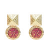 E-5220  4 Colors Heart Shape Drop Dangle Earrings For Women Jewelry Design
