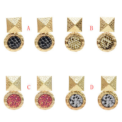 E-5220  4 Colors Heart Shape Drop Dangle Earrings For Women Jewelry Design