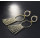 E-5219  Fashion Gold Metal Full Rhinestone Long Tassel Drop Earrings for Women Bridal Wedding Jewelry