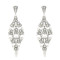 E-5227  Fashion Silver Gold Metal Rhinestone Pearl Statement Drop Earrings for Women Bridal Wedding Party Jewelry