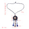 N-7200  Ethnic Pearl Shell Pendant Thread Tassel Necklaces for Women Boho Festival Party Jewelry