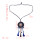 N-7200  Ethnic Pearl Shell Pendant Thread Tassel Necklaces for Women Boho Festival Party Jewelry