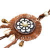 N-7200  Ethnic Pearl Shell Pendant Thread Tassel Necklaces for Women Boho Festival Party Jewelry