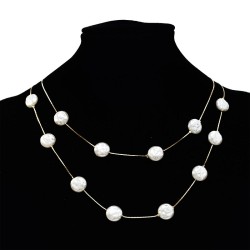 N-7202 Hot Imitated Pearl Fashion Choker Necklace Pendant for Women Party Jewelry