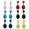 E-5243  6 Colors Fashion Geometric Acrylic Drop Earrings for Women Bridal Wedding Party Jewelry Gift