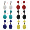 E-5243  6 Colors Fashion Geometric Acrylic Drop Earrings for Women Bridal Wedding Party Jewelry Gift