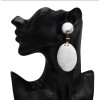 E-5243  6 Colors Fashion Geometric Acrylic Drop Earrings for Women Bridal Wedding Party Jewelry Gift