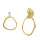 E-5241 Fashion Geometric Shape Gold Metal Drop Earrings for Women Party Jewelry Gift